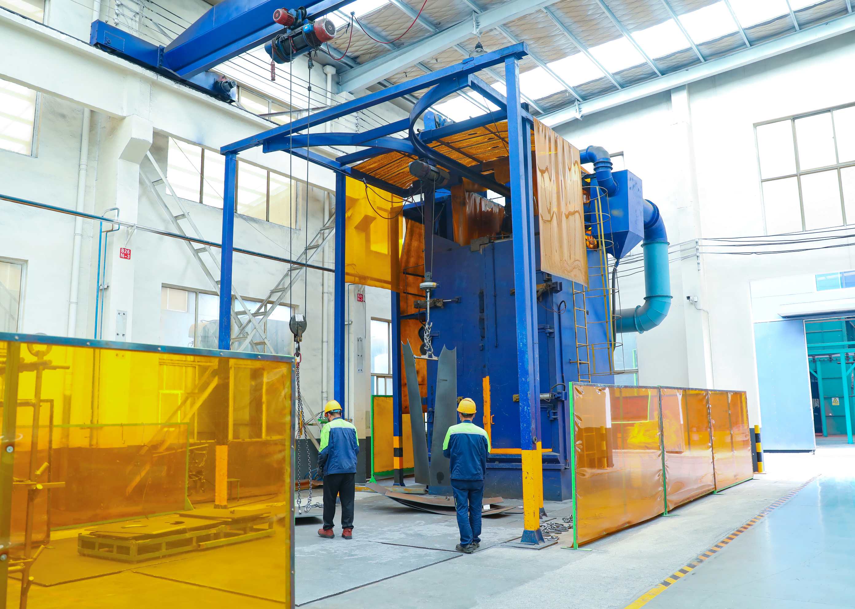 Shot blasting machine 